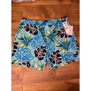 Hurley Mens XXL Cannonball Volley Elastic Waist Swim Shorts 17"‎
